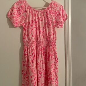 Lilly Pulitzer Pink Swirl Kids Dress